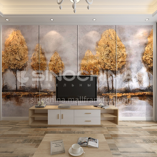 Customized 3D Tree design Background Wall BGW162